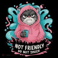 Sarcastic Loner Introvert Clothing Not Friendly Do Not Touch Women's T-Shirt thumb 6