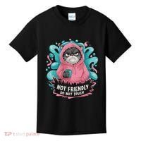 Sarcastic Loner Introvert Clothing Not Friendly Do Not Touch Kids T-Shirt thumb 0