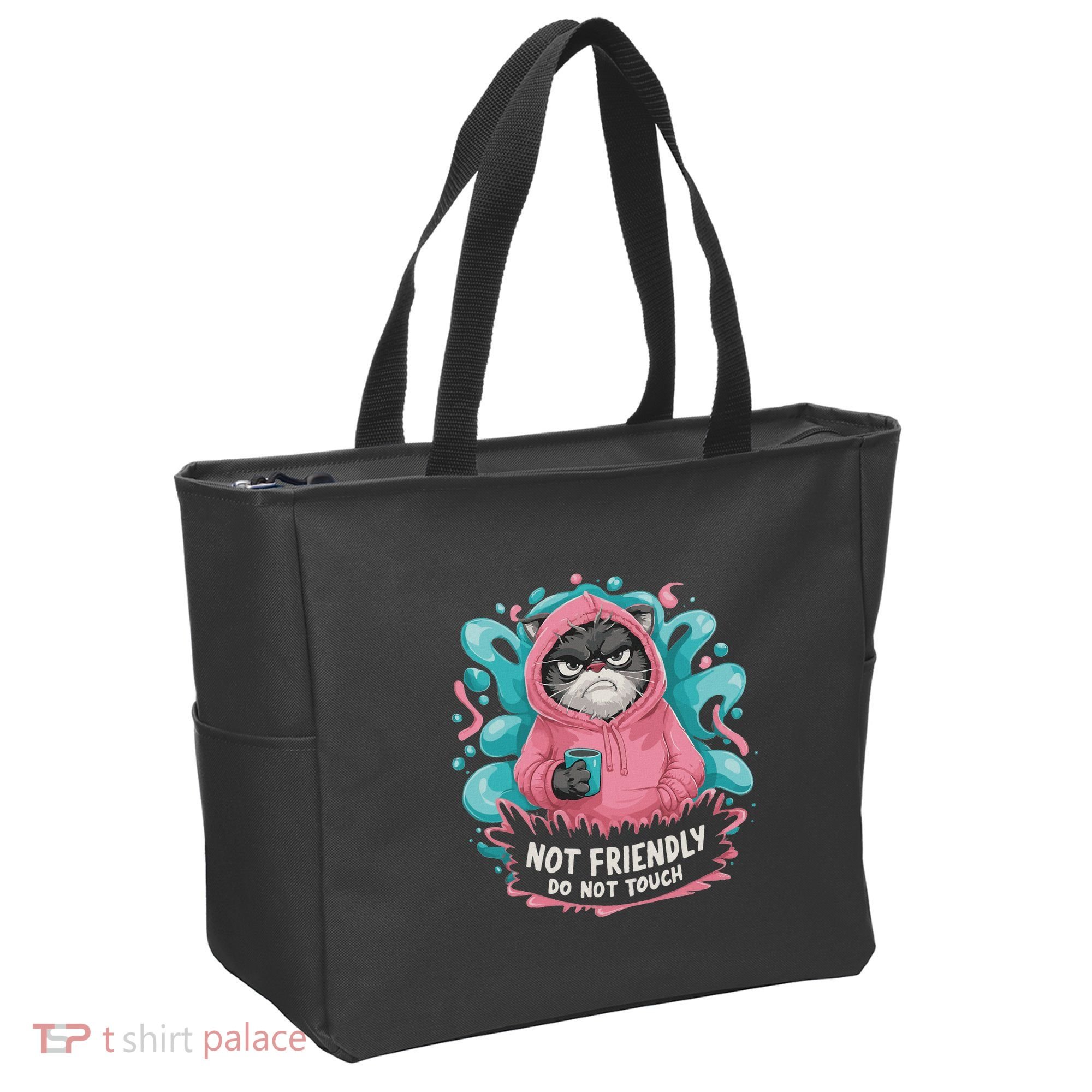 Sarcastic Loner Introvert Clothing Not Friendly Do Not Touch Tote Bag