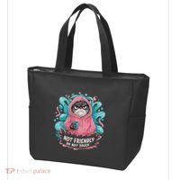 Sarcastic Loner Introvert Clothing Not Friendly Do Not Touch Tote Bag thumb 3