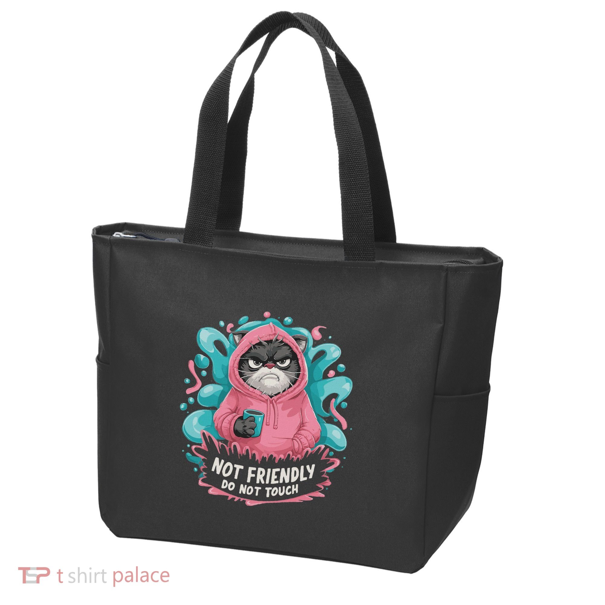 Sarcastic Loner Introvert Clothing Not Friendly Do Not Touch Tote Bag