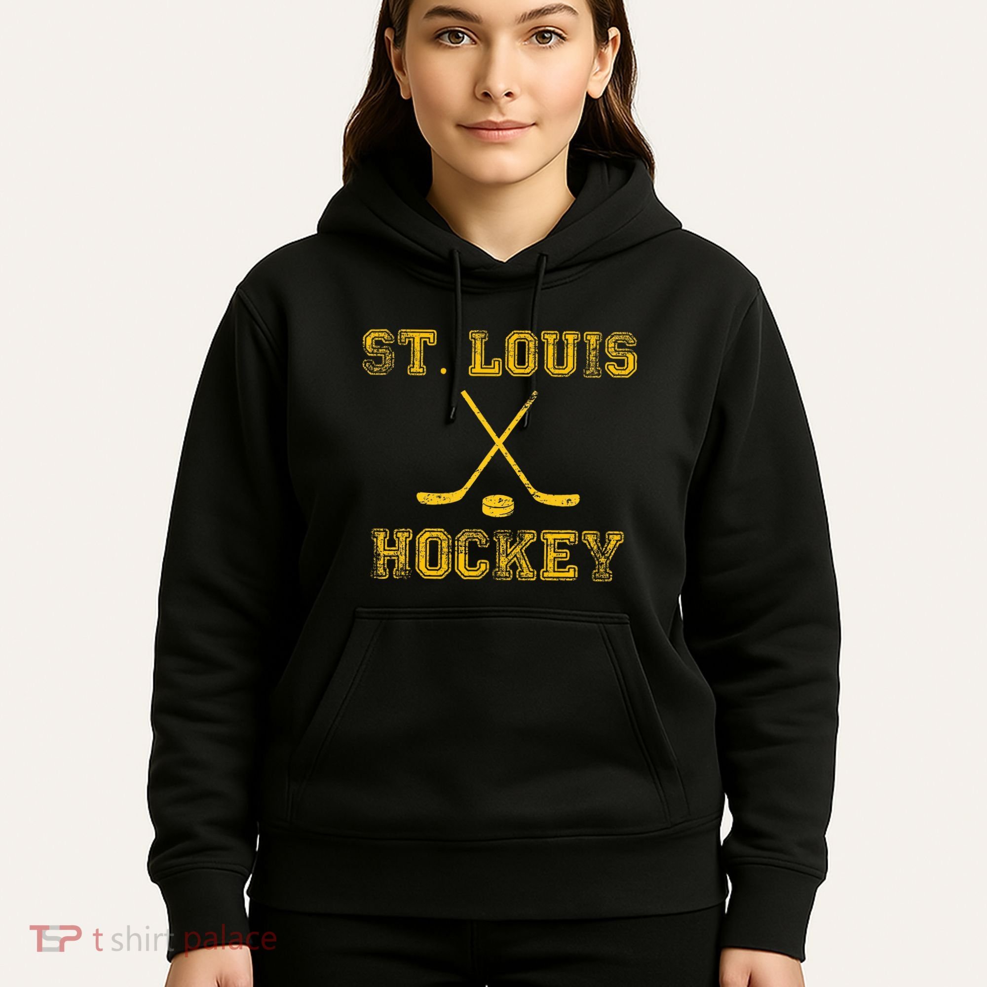 St. Louis Ice Hockey Sticks State Outile Stl Hoodie