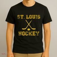 St. Louis Ice Hockey Sticks State Outile Stl T-Shirt thumb 3