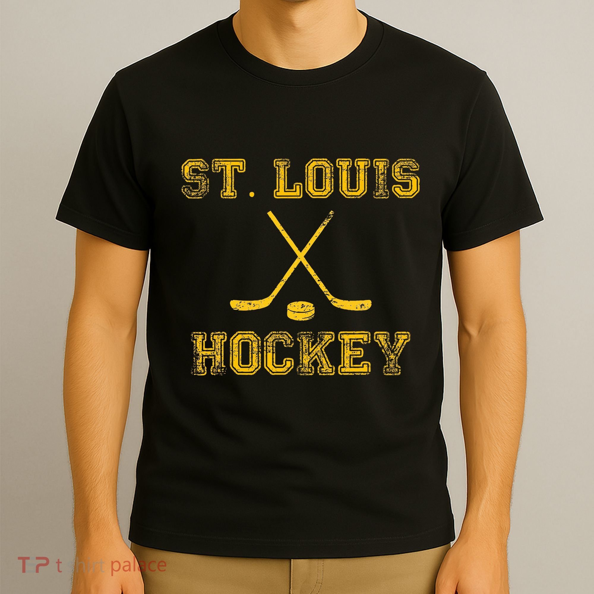 St. Louis Ice Hockey Sticks State Outile Stl T-Shirt