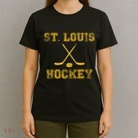 St. Louis Ice Hockey Sticks State Outile Stl T-Shirt thumb 4