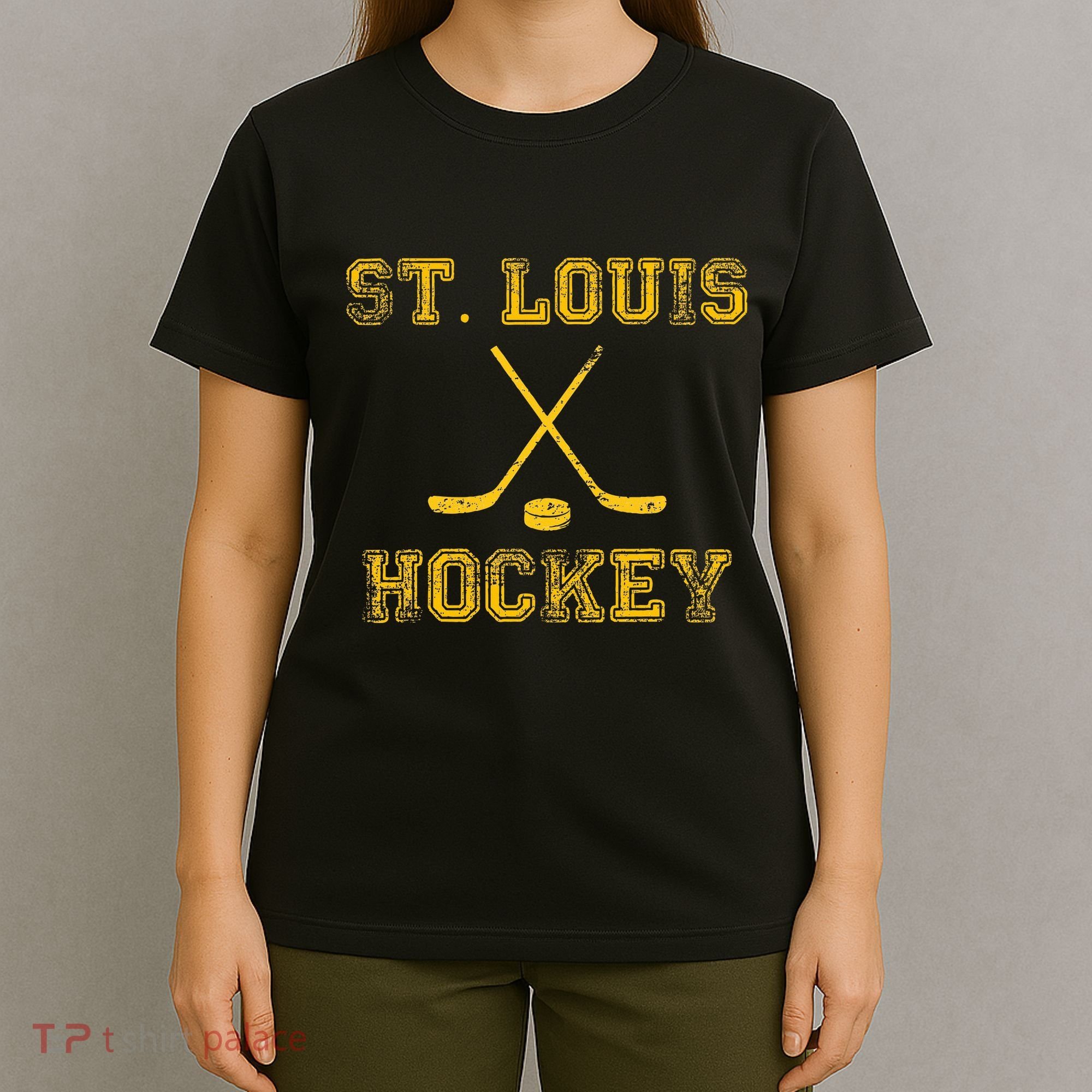 St. Louis Ice Hockey Sticks State Outile Stl T-Shirt