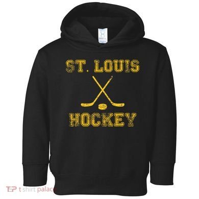 St. Louis Ice Hockey Sticks State Outile Stl Toddler Hoodie