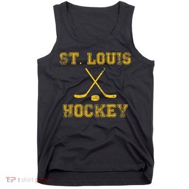 St. Louis Ice Hockey Sticks State Outile Stl Tank Top
