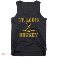 St. Louis Ice Hockey Sticks State Outile Stl Tank Top thumb 0