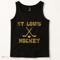 St. Louis Ice Hockey Sticks State Outile Stl Tank Top thumb 2