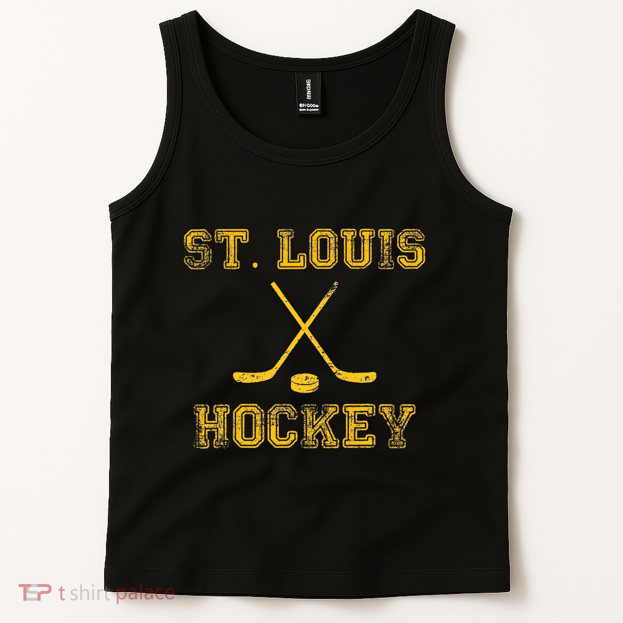 St. Louis Ice Hockey Sticks State Outile Stl Tank Top