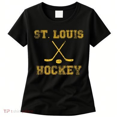 St. Louis Ice Hockey Sticks State Outile Stl Women's T-Shirt