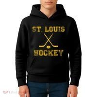 St. Louis Ice Hockey Sticks State Outile Stl Kids Hoodie thumb 4
