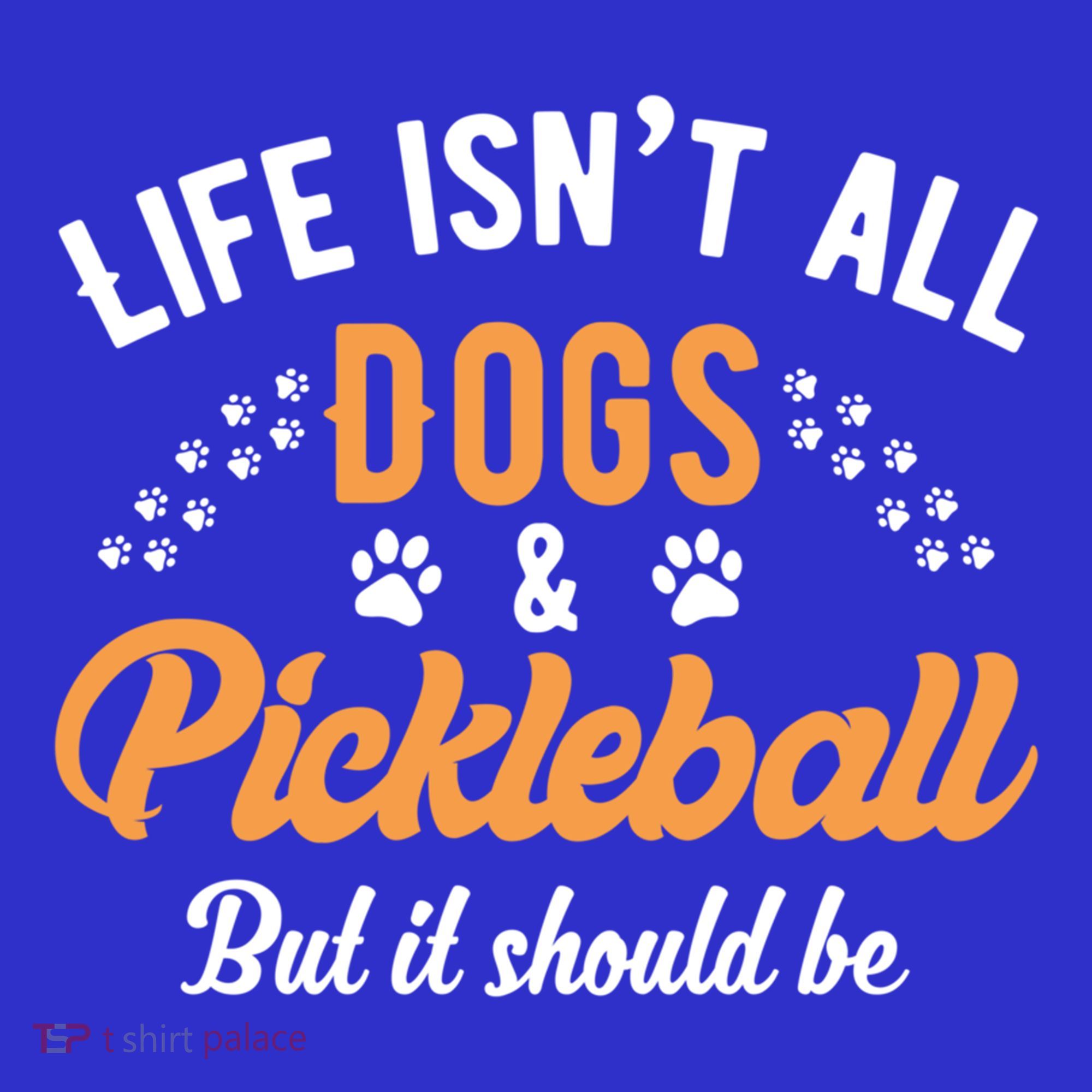 S Life IsnT All Dogs And Pickleball Player Gift Women's Tank Top