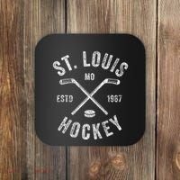 St. Louis Ice Hockey Crossed Sticks Coaster thumb 0
