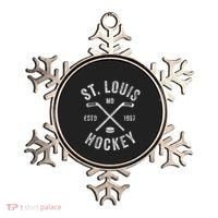St. Louis Ice Hockey Crossed Sticks Ornament thumb 0