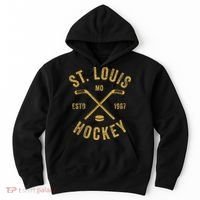 St. Louis Ice Hockey Hoodie crossed Sticks Hoodie thumb 0