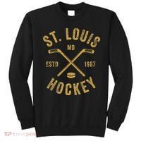 St. Louis Ice Hockey Hoodie crossed Sticks Sweatshirt thumb 0