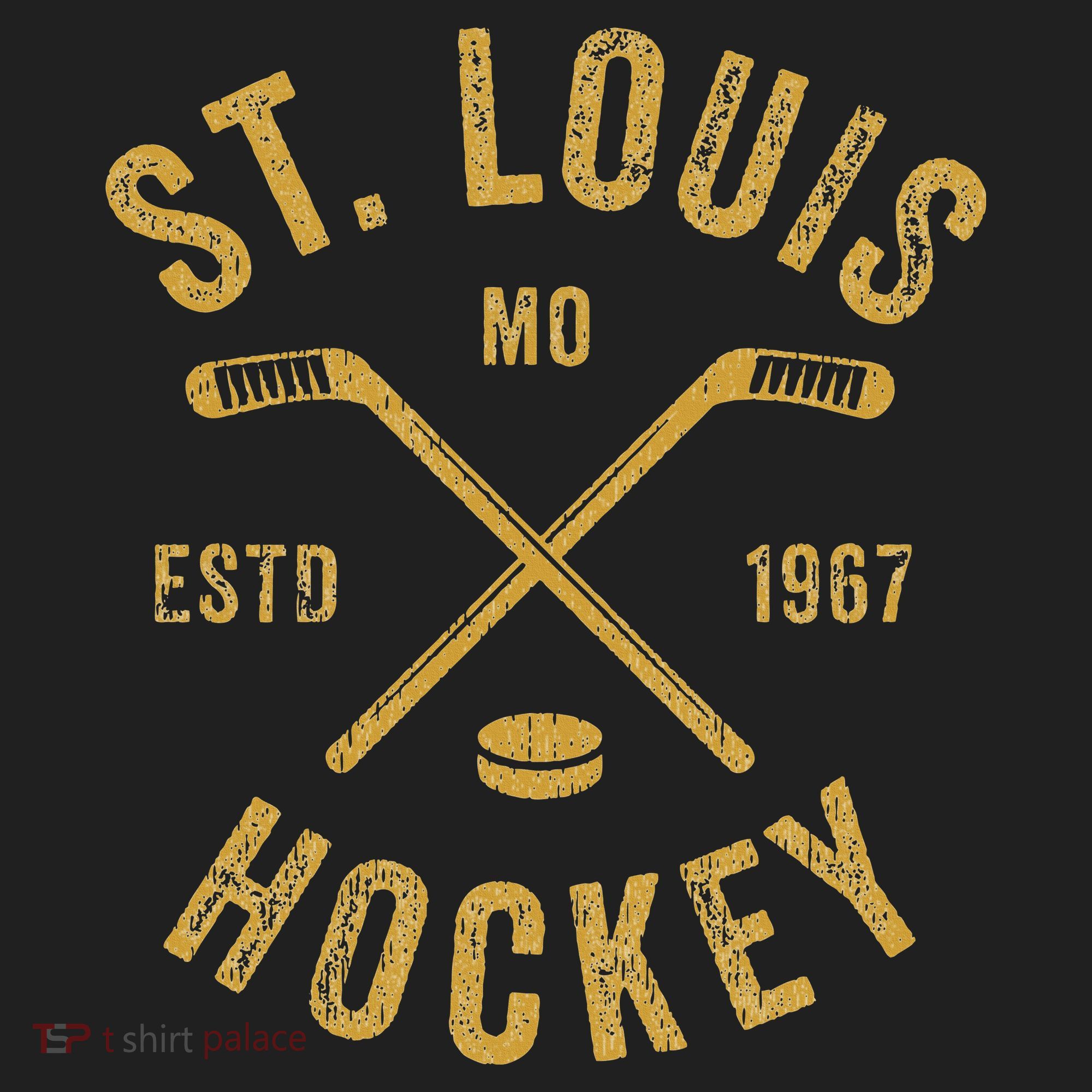 St. Louis Ice Hockey Hoodie crossed Sticks Beanie