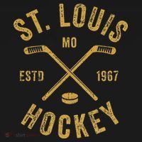 St. Louis Ice Hockey Hoodie crossed Sticks Women's Hoodie thumb 2