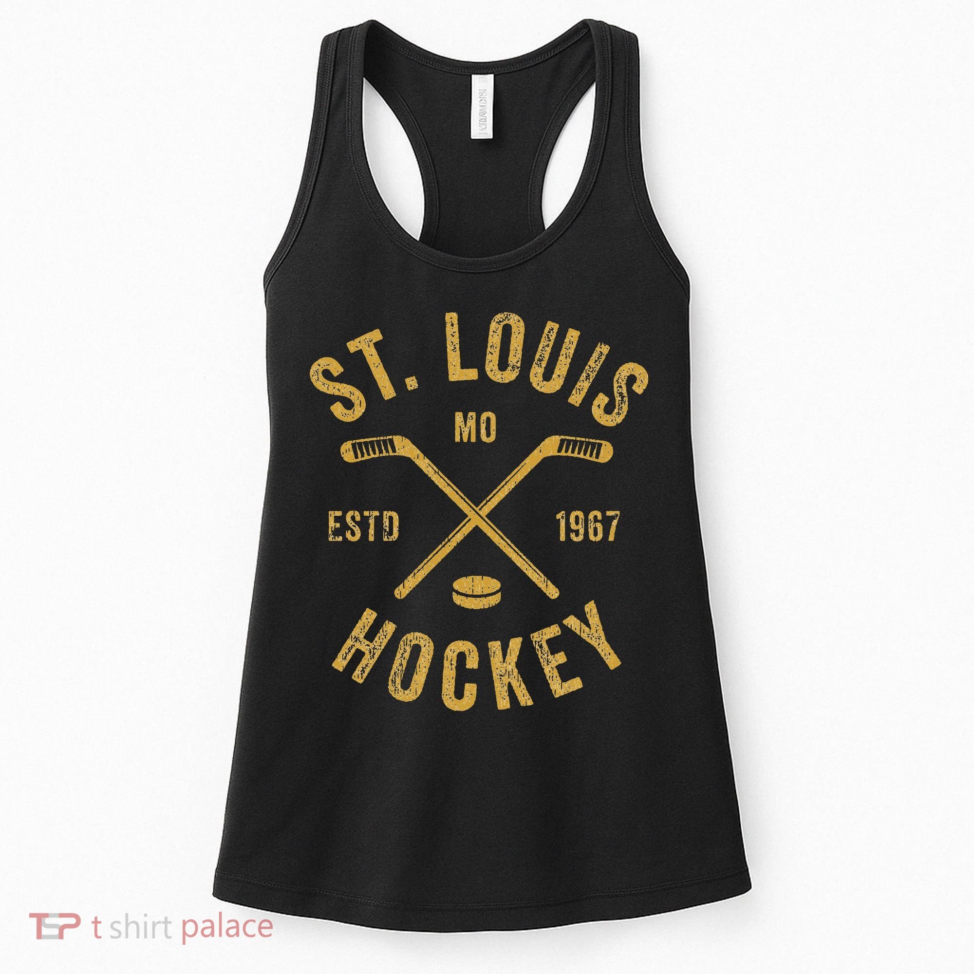 St. Louis Ice Hockey Hoodie crossed Sticks Women's Tank Top