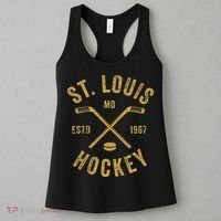 St. Louis Ice Hockey Hoodie crossed Sticks Women's Tank Top thumb 3