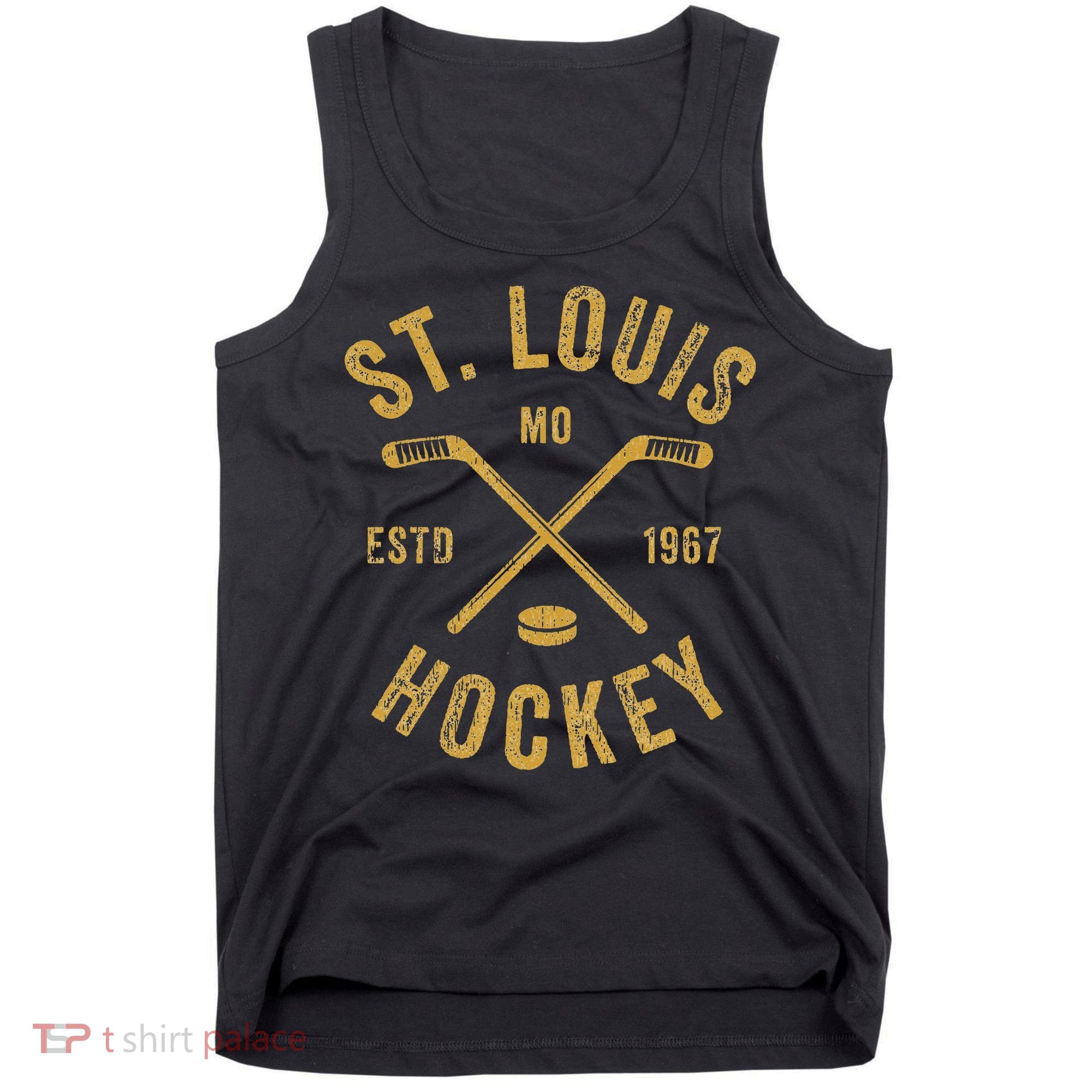 St. Louis Ice Hockey Hoodie crossed Sticks Tank Top