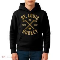 St. Louis Ice Hockey Hoodie crossed Sticks Kids Hoodie thumb 4