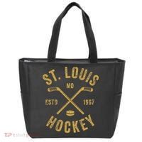 St. Louis Ice Hockey Hoodie crossed Sticks Tote Bag thumb 0