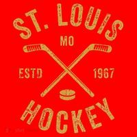 St. Louis Ice Hockey Hoodie crossed Sticks Santa Hat thumb 1