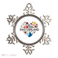 SWITZERLAND LOVE | | Illustrated Swiss Symbol, Alpine Ornament thumb 0