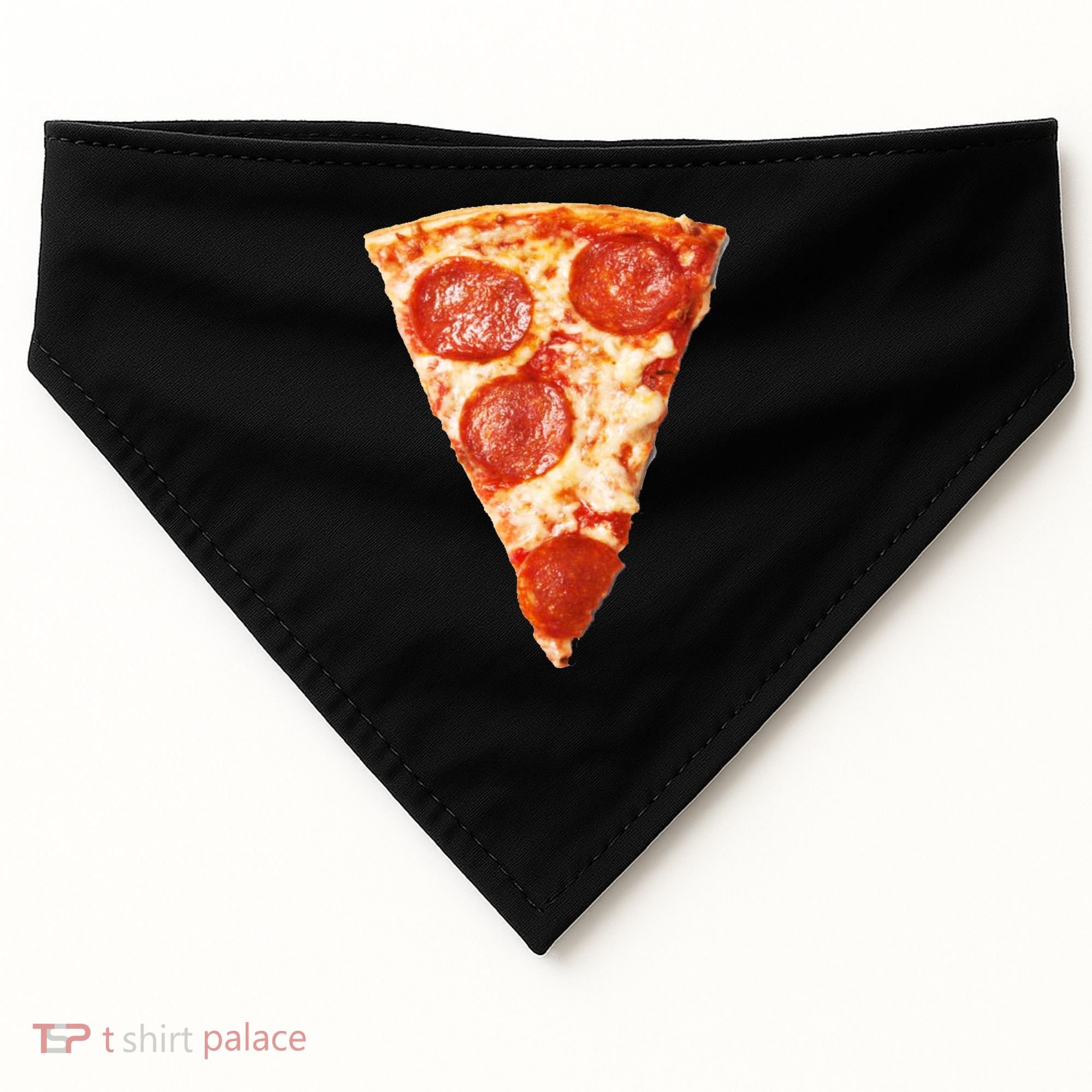 Slice Of Pepperoni Pizza USA-Made Doggie Bandana