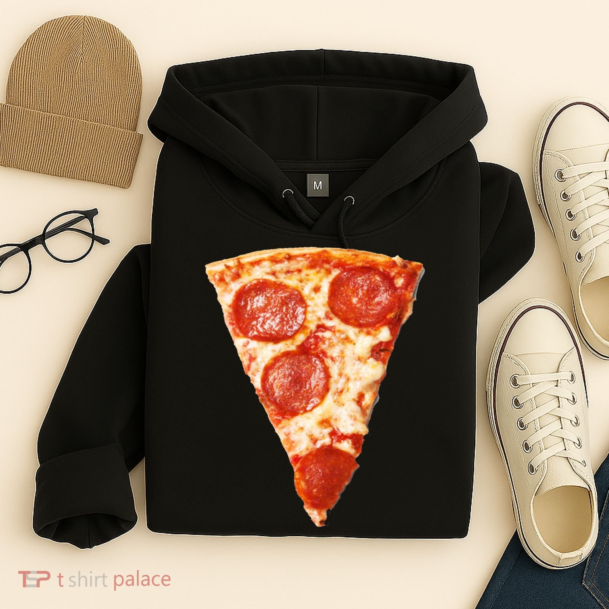 Slice Of Pepperoni Pizza Hoodie