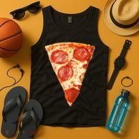 Slice Of Pepperoni Pizza Tank Top thumb 4