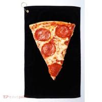 Slice Of Pepperoni Pizza Golf Towel thumb 0