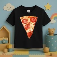 Slice Of Pepperoni Pizza Toddler T-Shirt thumb 3