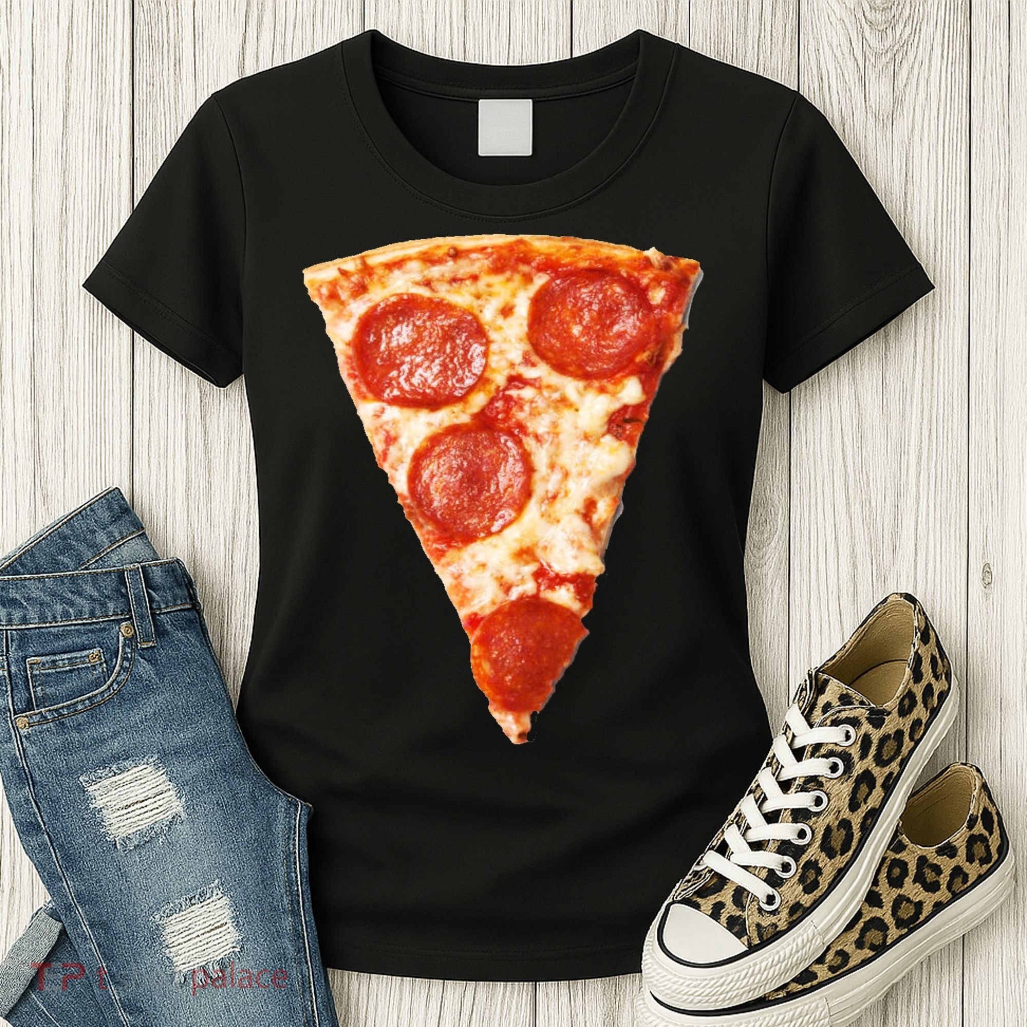 Slice Of Pepperoni Pizza Women's T-Shirt