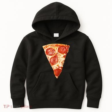 Slice Of Pepperoni Pizza Kids Hoodie