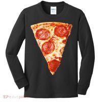 Slice Of Pepperoni Pizza Kids Long Sleeve Shirt thumb 0