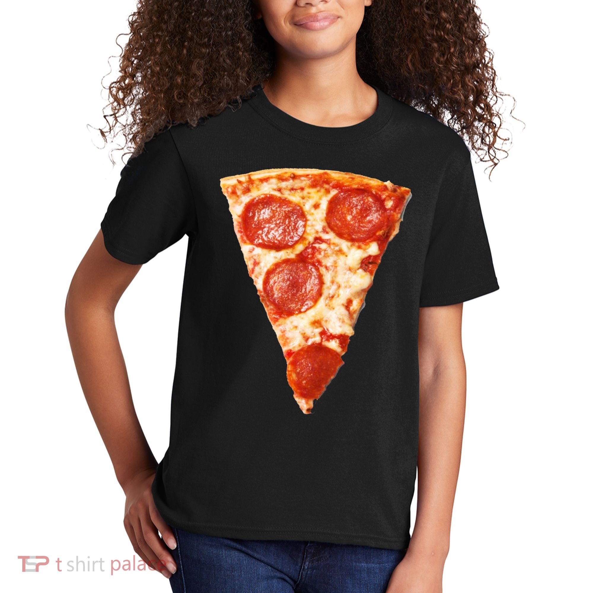 Slice Of Pepperoni Pizza Kids T-Shirt