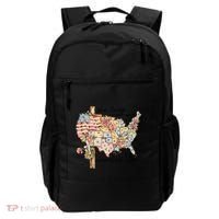 She Loves Jesus And America Too Usa Map Backpack thumb 0