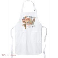 She Loves Jesus And America Too Usa Map Apron thumb 0