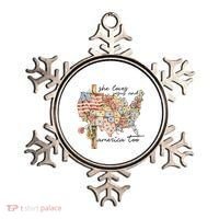 She Loves Jesus And America Too Usa Map Ornament thumb 0