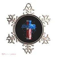 She Loves Jesus And America Too Ornament thumb 0