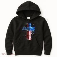She Loves Jesus And America Too Kids Hoodie thumb 0