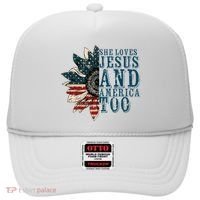 She Loves Jesus And America Too Hat thumb 0