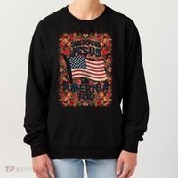 She Loves Jesus And America Too Floral Retro Women's Sweatshirt thumb 0