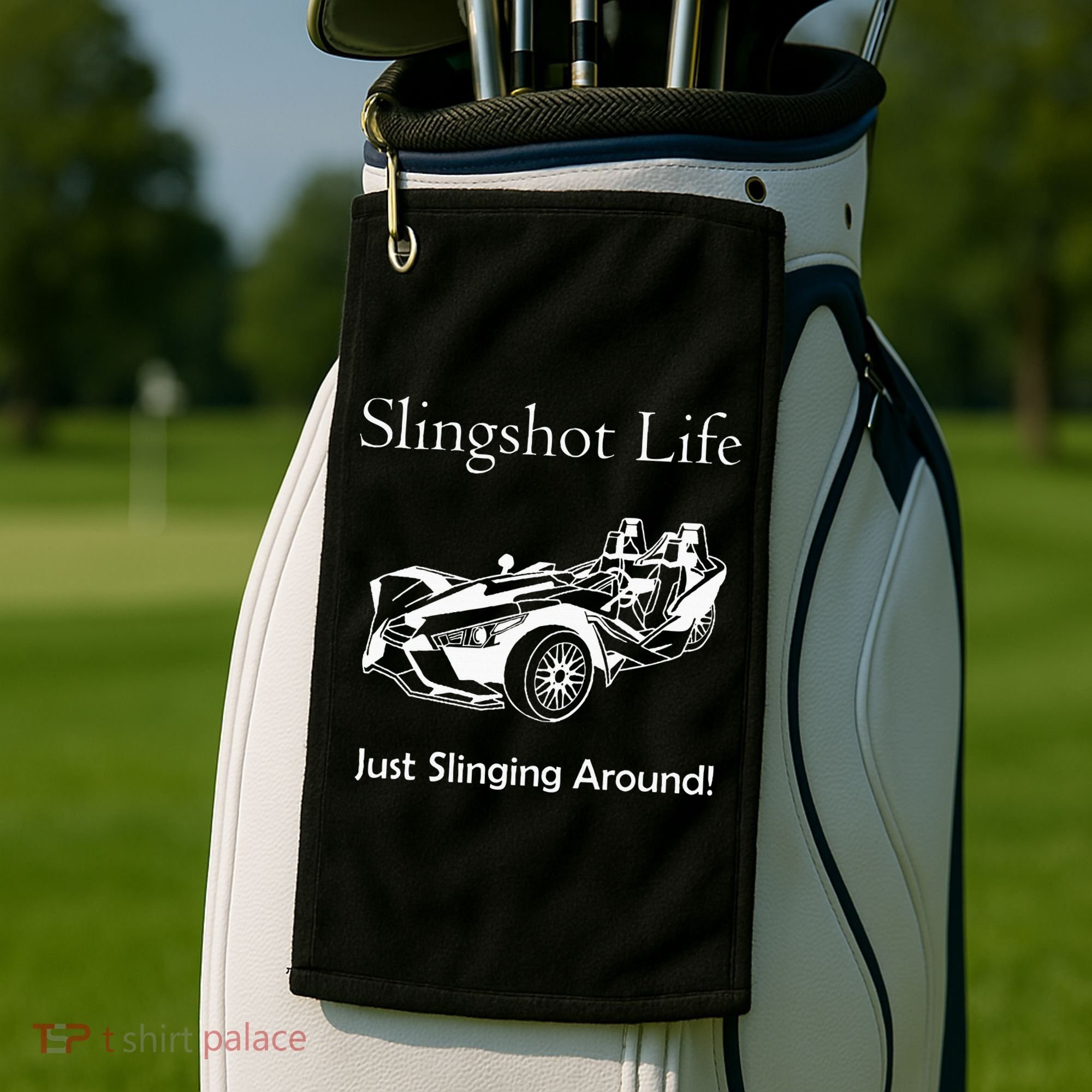 Slingshot Life Just Slinging Around Golf Towel