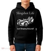 Slingshot Life Just Slinging Around Kids Hoodie thumb 4