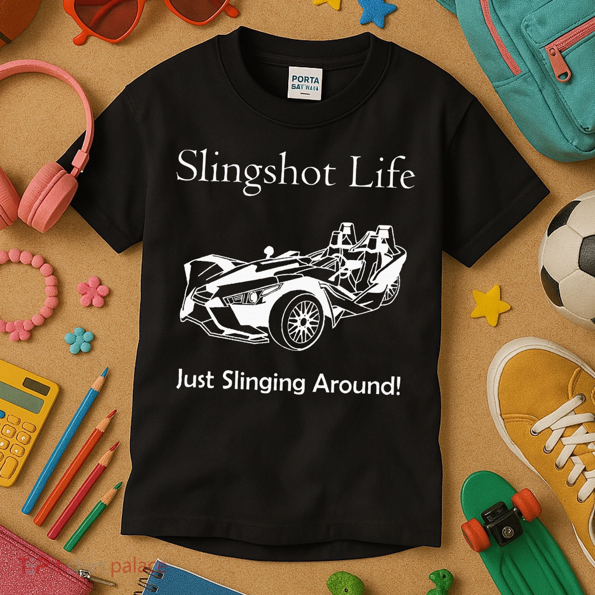 Slingshot Life Just Slinging Around Kids T-Shirt